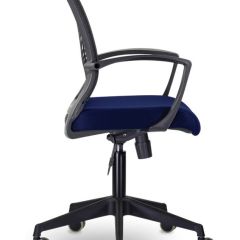 Кресло BRABIX "Wings MG-309", пластик черный, сетка, черное/синее, 532013 в Урае - uray.mebel24.online | фото 2