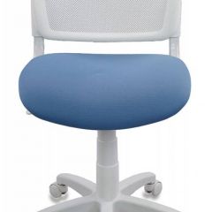 Кресло детское Бюрократ CH-W296NX/26-24 белый TW-15 голубой 26-24 в Урае - uray.mebel24.online | фото 2