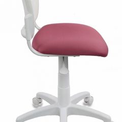 Кресло детское Бюрократ CH-W296NX/26-31 белый TW-15 розовый 26-31 в Урае - uray.mebel24.online | фото 2