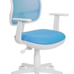 Кресло детское Бюрократ CH-W797/LB/TW-55 голубой в Урае - uray.mebel24.online | фото