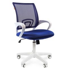 Кресло для оператора CHAIRMAN 696 white (ткань TW-10/сетка TW-05) в Урае - uray.mebel24.online | фото
