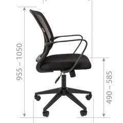 Кресло для оператора CHAIRMAN 698 (ткань/сетка TW - оранжевый) в Урае - uray.mebel24.online | фото 3