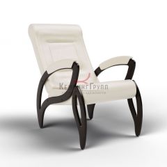 Кресло для отдыха Зельден 20-К-КР (экокожавенге) КРЕМ в Урае - uray.mebel24.online | фото