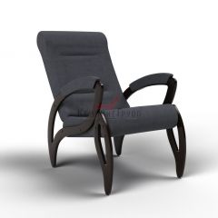 Кресло для отдыха Зельден 20-Т-ГР (тканьвенге) ГРАФИТ в Урае - uray.mebel24.online | фото 1