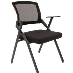Кресло для посетителей CHAIRMAN NEXX (ткань стандарт черный/сетка DW-01) в Урае - uray.mebel24.online | фото