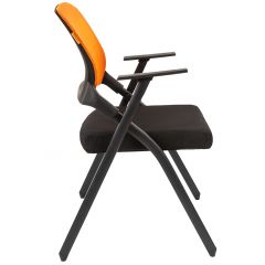 Кресло для посетителей CHAIRMAN NEXX (ткань стандарт черный/сетка DW-66) в Урае - uray.mebel24.online | фото 3
