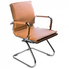 Кресло для посетителя Бюрократ CH-993-Low-V/Camel светло-коричневый в Урае - uray.mebel24.online | фото