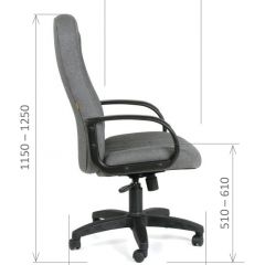 Кресло для руководителя  CHAIRMAN 685 СТ (ткань стандарт 10-356 черная) в Урае - uray.mebel24.online | фото 6