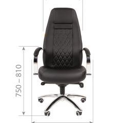 Кресло для руководителя CHAIRMAN 950 (Экокожа) Черное в Урае - uray.mebel24.online | фото 4