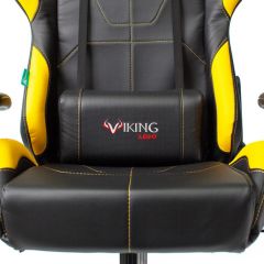 Кресло игровое Бюрократ VIKING 5 AERO YELLOW черный/желтый в Урае - uray.mebel24.online | фото 7