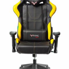 Кресло игровое Бюрократ VIKING 5 AERO YELLOW черный/желтый в Урае - uray.mebel24.online | фото 3