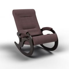Кресло-качалка Вилла 11-Т-КМ (тканьвенге) КОФЕ С МОЛОКОМ в Урае - uray.mebel24.online | фото
