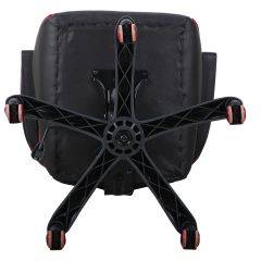 Кресло компьютерное BRABIX Nitro GM-001 (ткань/экокожа) черное, вставки красные (531816) в Урае - uray.mebel24.online | фото 1