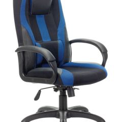 Кресло компьютерное BRABIX PREMIUM "Rapid GM-102" (экокожа/ткань, черное/синее) 532106 в Урае - uray.mebel24.online | фото