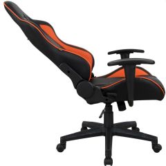 Кресло компьютерное BRABIX "GT Racer GM-100" (черное/оранжевое) 531925 в Урае - uray.mebel24.online | фото 4