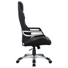 Кресло компьютерное BRABIX Techno GM-002 (ткань) черное/серое, вставки белые (531815) в Урае - uray.mebel24.online | фото 4