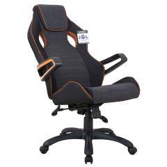 Кресло компьютерное BRABIX Techno Pro GM-003 (ткань черное/серое, вставки оранжевые) 531813 в Урае - uray.mebel24.online | фото 8