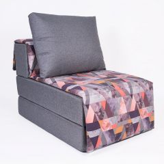 Кресло-кровать бескаркасное Харви (серый-сноу манго) в Урае - uray.mebel24.online | фото