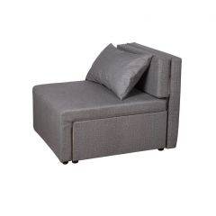 Кресло-кровать Милена (серый) Велюр в Урае - uray.mebel24.online | фото 1
