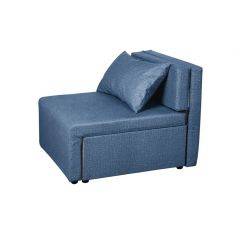 Кресло-кровать Милена (синий) Велюр в Урае - uray.mebel24.online | фото 1