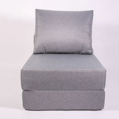 Кресло-кровать-пуф бескаркасное Прайм (Серый) в Урае - uray.mebel24.online | фото 2