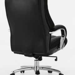Кресло офисное BRABIX PREMIUM "Bomer HD-007" (рециклированная кожа, хром, черное) 531939 в Урае - uray.mebel24.online | фото 4