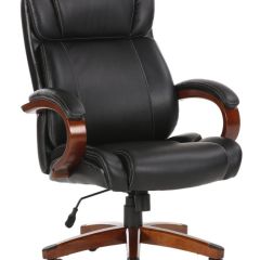 Кресло офисное BRABIX PREMIUM "Magnum EX-701" (дерево, рециклированная кожа, черное) 531827 в Урае - uray.mebel24.online | фото