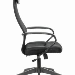 Кресло офисное BRABIX PREMIUM "Stalker EX-608 PL" (ткань-сетка/кожзам, черное) 532090 в Урае - uray.mebel24.online | фото 3