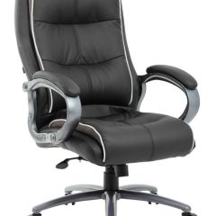 Кресло офисное BRABIX PREMIUM "Strong HD-009" (экокожа черная, ткань серая) 531945 в Урае - uray.mebel24.online | фото
