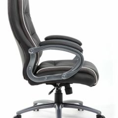 Кресло офисное BRABIX PREMIUM "Strong HD-009" (экокожа черная, ткань серая) 531945 в Урае - uray.mebel24.online | фото 3