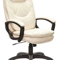 Кресло офисное BRABIX PREMIUM "Trend EX-568", экокожа, бежевое, 532102 в Урае - uray.mebel24.online | фото 1