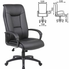 Кресло офисное BRABIX PREMIUM "Work EX-513" (экокожа, черное) 531943 в Урае - uray.mebel24.online | фото 2