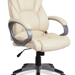 Кресло офисное BRABIX "Eldorado EX-504", экокожа, бежевое, 531167 в Урае - uray.mebel24.online | фото