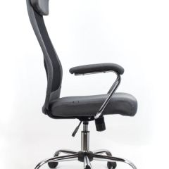 Кресло офисное BRABIX "Flight EX-540" (хром, ткань, сетка, серое) 531848 в Урае - uray.mebel24.online | фото 3