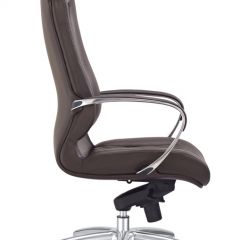 Кресло руководителя Бюрократ _AURA/BROWN коричневый в Урае - uray.mebel24.online | фото 2