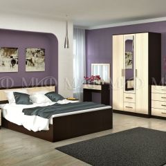 ФИЕСТА Кровать 0,9м (Дуб беленый/Венге) в Урае - uray.mebel24.online | фото 2