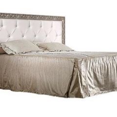 Кровать 2-х спальная(1,6 м)Тиффани Premium черная/серебро с мягким элементом со стразами с подъемным механизмом (ТФКР-2[3][7](П) в Урае - uray.mebel24.online | фото 1