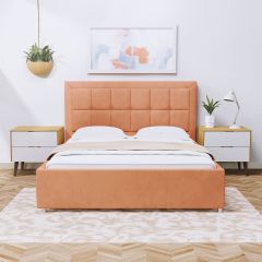 Кровать Адриана Люкс Решетка+ПМ+Дно (1400) в Урае - uray.mebel24.online | фото