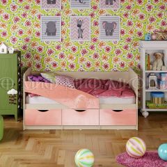 Кровать Бабочки (Розовый металлик) 1800 в Урае - uray.mebel24.online | фото 1