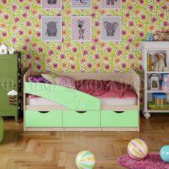 Кровать Бабочки (Салатовый матовый) 1600 в Урае - uray.mebel24.online | фото