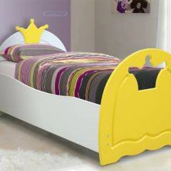 Кровать детская Корона (700*1400) МДФ матовый в Урае - uray.mebel24.online | фото
