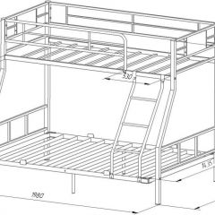 Кровать двухъярусная «Гранада-1 140» в Урае - uray.mebel24.online | фото 6