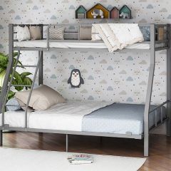 Кровать двухъярусная "Гранада-1 140" Серый в Урае - uray.mebel24.online | фото