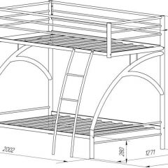 Кровать двухъярусная «Виньола-2» в Урае - uray.mebel24.online | фото 6