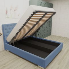 Кровать Ева интерьерная +основание/ПМ/бельевое дно (200х200) в Урае - uray.mebel24.online | фото 2