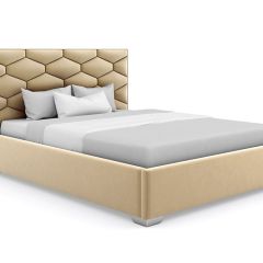 Кровать Коралл интерьерная +основание (200х200) в Урае - uray.mebel24.online | фото 6