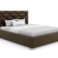 Кровать Коралл интерьерная +основание (200х200) в Урае - uray.mebel24.online | фото 8