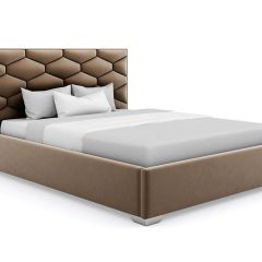 Кровать Коралл интерьерная +основание (200х200) в Урае - uray.mebel24.online | фото 11
