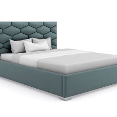 Кровать Коралл интерьерная +основание (200х200) в Урае - uray.mebel24.online | фото 14