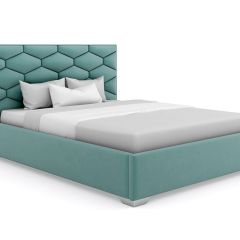 Кровать Коралл интерьерная +основание (200х200) в Урае - uray.mebel24.online | фото 17